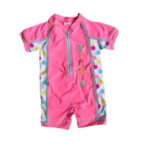 Disney Minnie One Piece Rashguard Size 9-12 Months